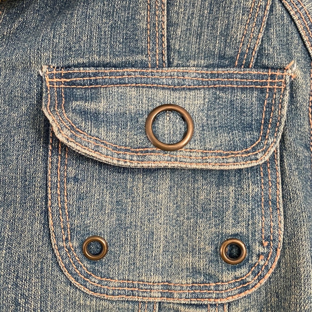Crop denim jacket - Picture 3 of 6